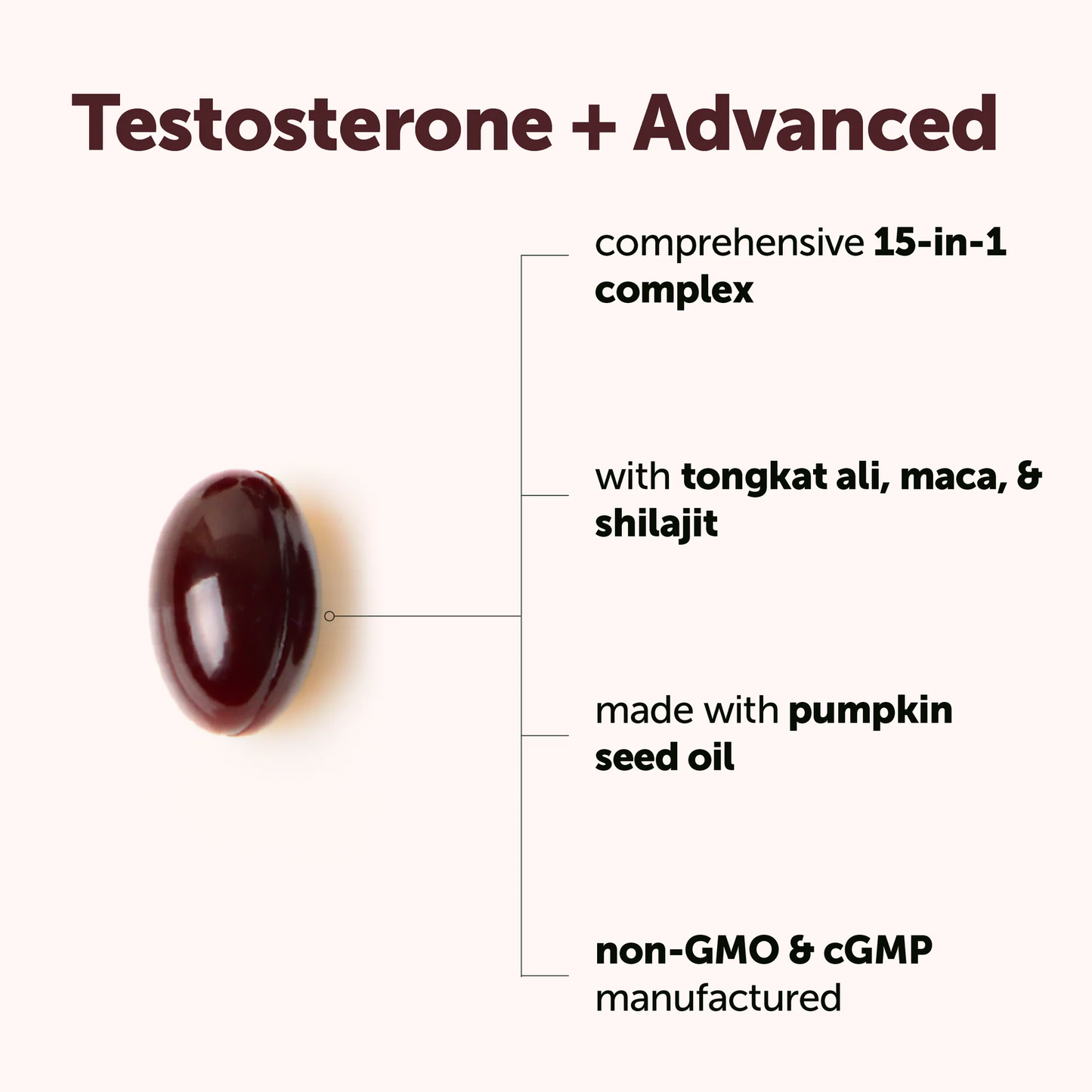 Testosterone+ Advanced | 15-in-1 Complex