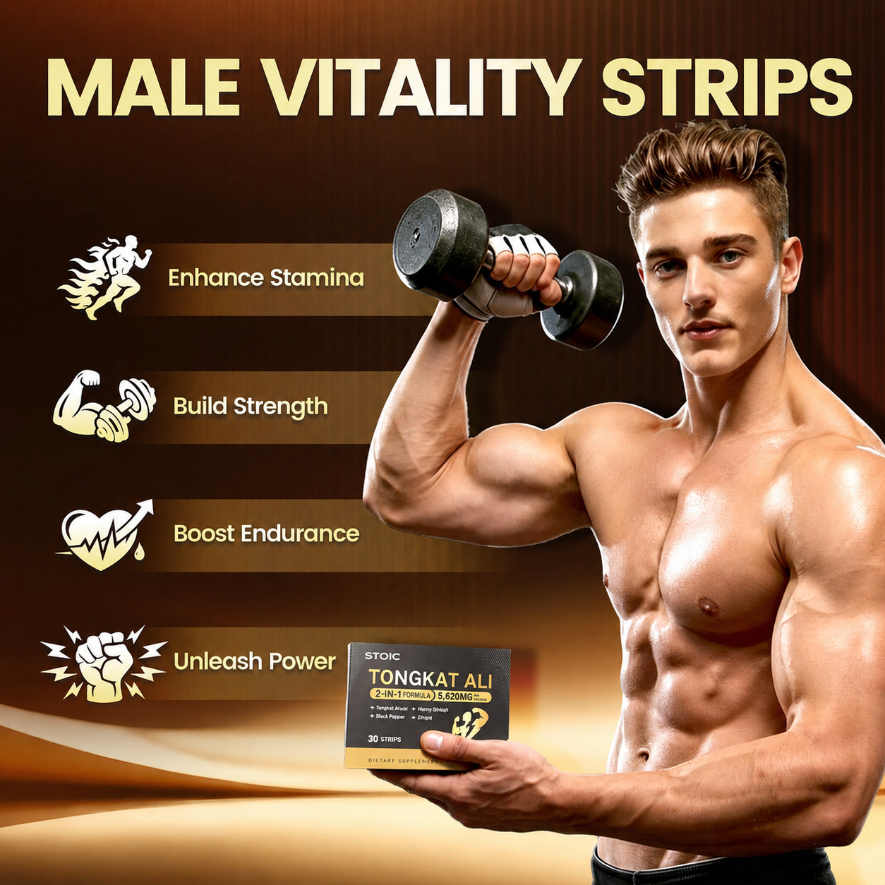 Stoic MAX - Tongkat Ali 21-in-1 Strips