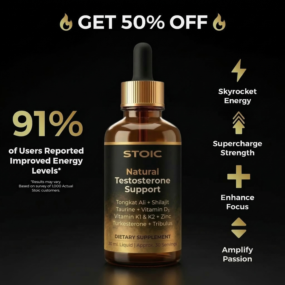 Natural Testosterone Support Complex – Stoic Men® | Testosterone Support