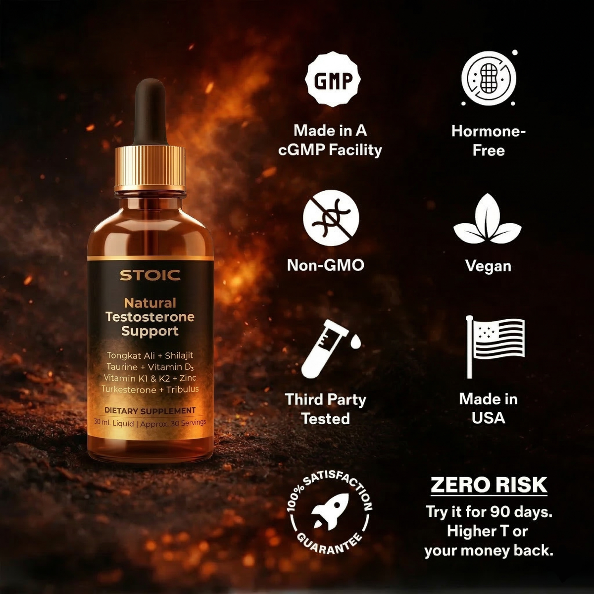 Natural Testosterone Support Complex – Stoic Men® | Testosterone Support