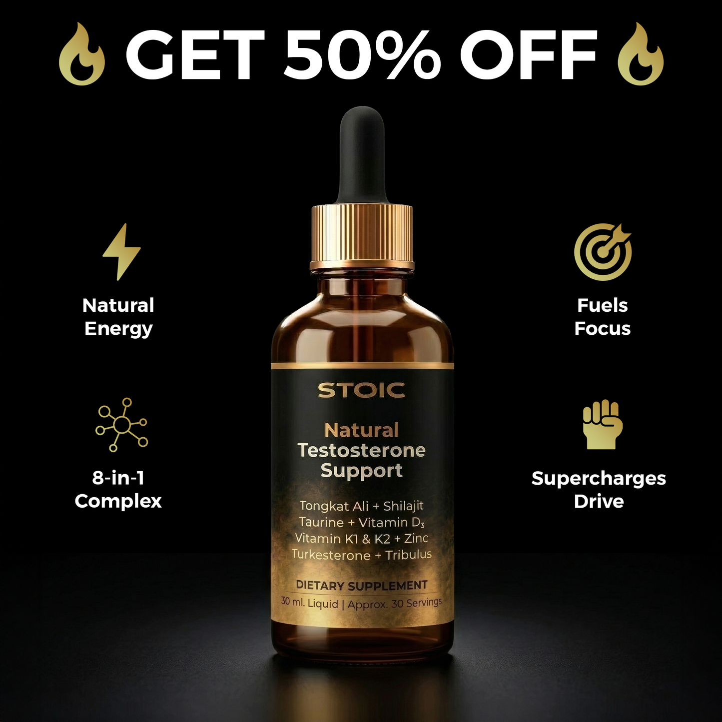 Stoic Men Natural Testosterone Support Complex: Try Once